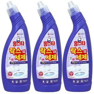 엘지생활건강 홈스타 락스와 세제 후로랄 파인 750ml 3개