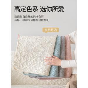 럭셔리 순면 의미 소파패드 110X240 흰색 방지 밤의 미끄럼 사계절