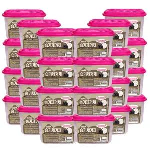 참숯 습기제거제 24개 비즈타입 염화칼슘 제습제