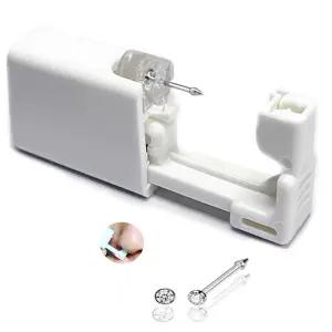 AM RONG 매직 셀프 코 피어싱 총 키트 안전 도구 귀 ...