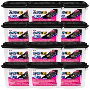 참숯 제습제X12개 물먹는하마 습기제거제 탈취 제습제