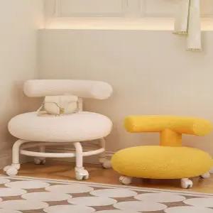 회전 낮은 체어 원형 등받이 있는 다용도 바퀴 사무용