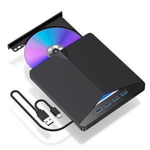 cd 리더기 롬 플레이 타입 외장 DVD 7 버너 앤 In 모바일 플러그 Windows USB3.0 11/10/8/7/Linux/OS용 드라이브 슬림형