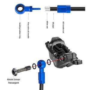 자전거 유압 디스크 브레이크 호스 반조 피팅 인서트 키트 올리브 어댑터 SLX XT ZEE SAINT BH90 M640 M700