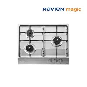 경동 나비엔매직 빌트인 3구 가스레인지 쿡탑 교체 GRB-3303