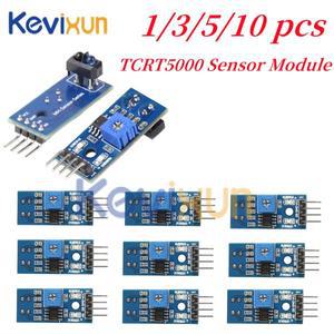 10pcs1pc TCRT5000 IR 적외선 반사 센서 장애물 회피 모듈 Arduino Diy 키트 용 트레이싱