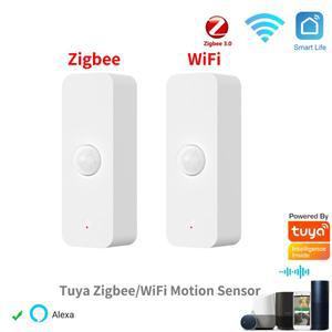 Tuya WiFi Zigbee PIR 센서 de movimiento hogar inteligente cuerpo humano 감지기 적외선 보안 생활 스마