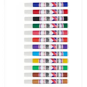 고급 유성 매직 다용도 12색 고급 유성 매직 미술용 문구류 학용품 사무용 드로잉 색연필 화이트 사인펜