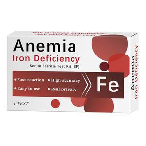 가정용 철분 검사 키트 [1팩] 성인, , 남성 및 여성을 위한 빠르고 정확한 페리틴 검사 | 99.5% 정확도로 가정 내 검진