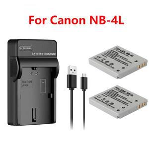 캐논 IXUS 30 40 50 55 60 65 70 75 카메라용 3.7V 1400mAh NB-4L 배터리