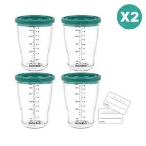 베베락 유아식기 이유식 냉동 보관 밀폐용 280ml 민트 BNA