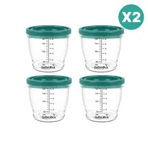 베베락 엘파 이유식 보관 용기 밀폐 180ml 민트그린 BNA