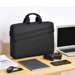 (색상 블랙)크로스백 생활방수 지퍼포켓 스트랩 가방 남성 서류 대용량 크로스 노트북 캐리어 슬림핏