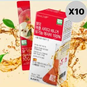 로엘 애사비 사이다비니거 식초 스틱 14포 X10