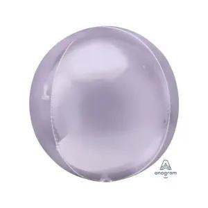 (PW) 오브은박풍선(파스텔라일락) 생일파티재질 홈파티 헬륨 장식 원형 파티용 용품 아이템