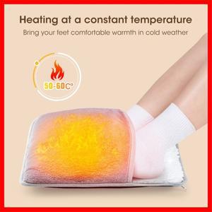 겨울 전기 발 온열 패드, USB 충전, 부드러운 플러시, 세탁 가능한 워머 히터, 수면 개선, 가정용 보온 매
