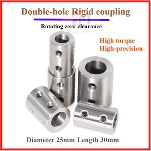 플렉시블 커플링 D25L30 8mm 9mm 52mm 10mm 11mm 12mm 12 7mm 13mm 14mm 15mm 스테핑 모터 커플 스테인레스 스틸 이중 구멍 리지드