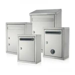 스텐 우편함 가정용 주택 비밀번호 소형 벽 스틸 민원함