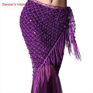 댄스복 힙스카프 라틴 벨트 스커트 댄스 치마 벨리 스카프 의상 삼각형 라인 밸리