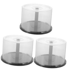 용기 프레티줌 버킷 장치 보관 보호합니다 박스 기둥 정리하고 cd 3pcs 컬렉션을