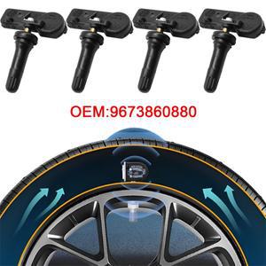 푸조 3008 RCZ DS 시트로엥 베를링고 C4 점퍼 1/4PCS TPMS 자동차 타이어 공기압 센서 9673860880 433MHz