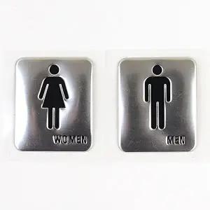 고품질 화장실 남녀 표지판 안내판 남녀모양표지판 샤워실 아크릴안내판 안내판 화장실 표지판 WFHX3J1
