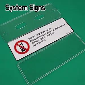 고품질 휴대전화 사용금지 표지판 사인 다국어안내판 아크릴안내판 표지판 다국어표지판 WFHX3GJ