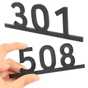 고품질 호실판 번호판 블랙 심플판 식별판 번호판 DIY호실판 호실판 가로형번호판 아크릴번호판 WFHX3JR