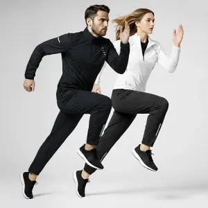 겨울 러닝복 복장 반집업 긴팔 츄리닝 상하세트