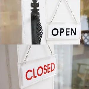 고품질 양면 표지판 안내문 패 아크릴 푯말 표찰 아크릴안내판 안내판 표지판 WFHX4RS