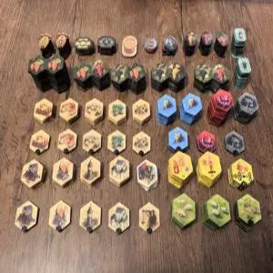 버건디의 성 SE 아크릴 토큰 대체품 업그레이드 뒷면 효과설명 포함