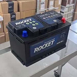 고품질 로케트 자동차배터리 AGM80 교환 차량용 밧데리 올뉴투싼 투싼 수입차 외제차 DIY용 K7 K5 WFHX7I2