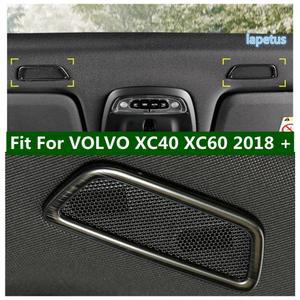 트랙터 PTO 보호 커버 지붕 스테레오 스피커 오디오 사운드 확성기 트위터 장식 프레임 트림 볼보 XC40 XC60 2018 자동차 액세서리