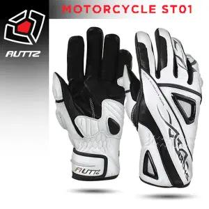 아우츠 모터사이클 바이크 오토바이 레더 미들 글러브