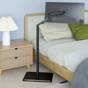 스탠드 침대 모니터암 상하 병원 가정용 스탠딩 수직 이동식 브래킷 받침대