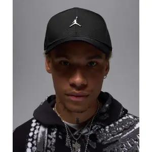 NIKE 조던 라이즈 스트럭처 메탈 점프맨 모자 - 블랙:건메탈 HM5750-010