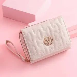 브이 반지갑 다용도 여자 예쁜 미니 지갑