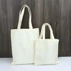 무지 에코백 탄탄한 컨버스 가방 백 만들기 소형 캔버스 도트백 작은 튼튼한 사각 DIY