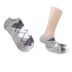 캐주얼 남성 발목양말 회색 5켤레 운동화 여름 캐주얼 무늬