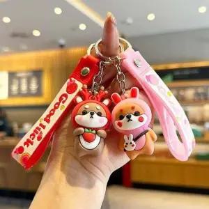 강아지키링 시바견키링 가방키홀더 열쇠고리