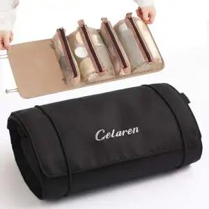여행용 화장품 파우치 블랙 화장대 도어 걸이 캐리어 벽걸이파우치
