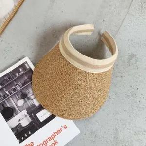 여성용 라탄 썬캡(베이지) G 여름모자