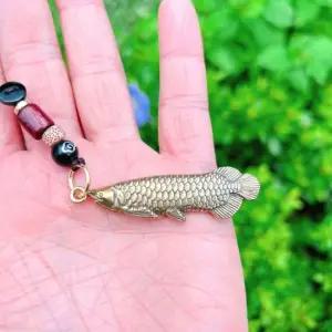 부모님 복담은 잉어 키링 불교 풍수 키홀더 열쇠고리