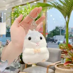 열쇠고리 보들보들 햄스터 키링 가방걸이 열쇠고리 키홀더