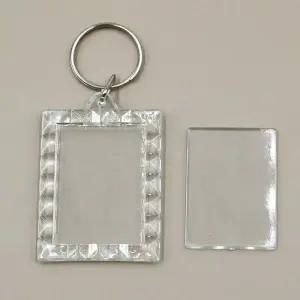 아크릴열쇠고리 아크릴 증사액자 액자 열쇠고리 레이스 직사각형