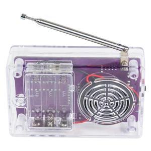 업그레이드 FM 라디오 RDA5807 전자 조정 가능 DIY 키트 87-108MHz 디스플레이 새로운 납땜 연습 부품