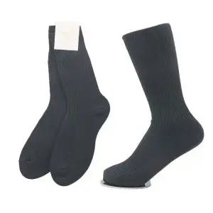 여성양말 국내산 여성용 골지 컬러 장목양말 페일블랙 5켤레