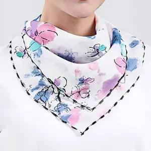 햇빛 마스크 겸용 스카프 퍼플 여름 패션