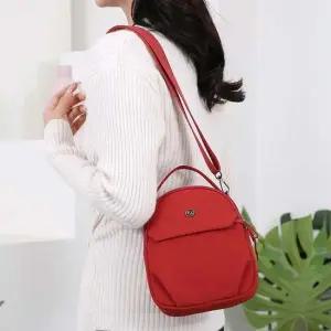 여자 미니 여행 크로스 백 휴대 폰 가방 레드 가벼운크로스백