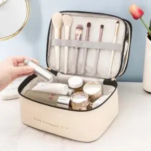 화장품 여행용 2단 화장품 파우치 수납 파우치 이너백 해외